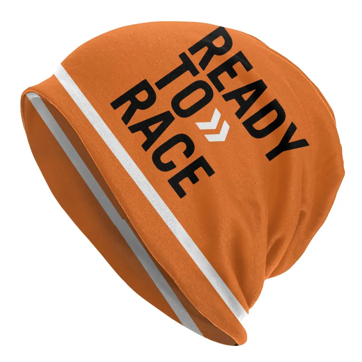 

Thin Bonnet Hats Ready To Race Men Women's Orange Cap Design Skullies Beanies Caps
