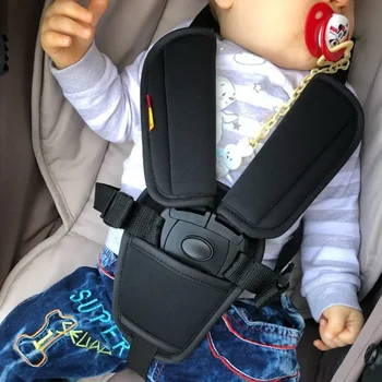 Cintura di sicurezza per passeggino Protezione per le spalle Copertura protettiva Artefatto da passeggio per bambini Spallina per passeggino Accessori universali