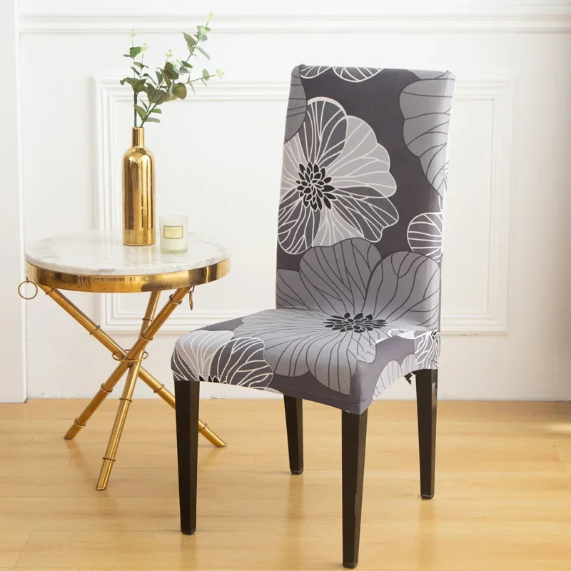 Description Picture 3 of itemStretch Chair Cover Cheap Big Elasticity Seat Protector Chair Covers for Dining Room Wedding Hotel Banquet Universal Size