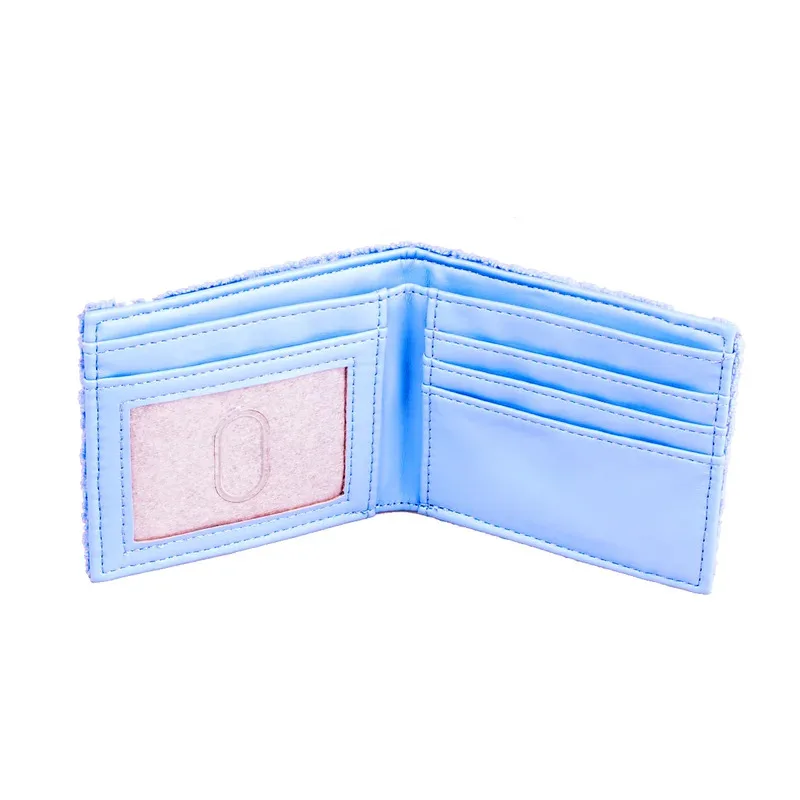 Short, funny, simple towel cloth, embroidered anime, fashionable wallet, designer, personalized ID card holder