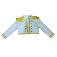 Costume de cosplay pour fille, tenue de scène dorée pour chanteuse, idéal pour spectacle de groupe, Halloween, fête d'anniversaire, ou costume d'anime pour enfant 6