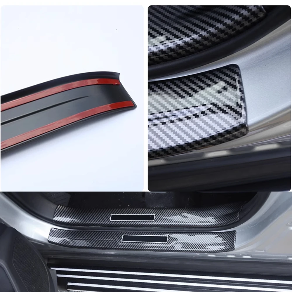 BMW X5 G05 F95 X5 M 20192025 2020 2021용 자동차 웰컴 페달 ABS 도어 실 스커프 스레시홀드 가드 플레이트 트림 스트립 액세서리