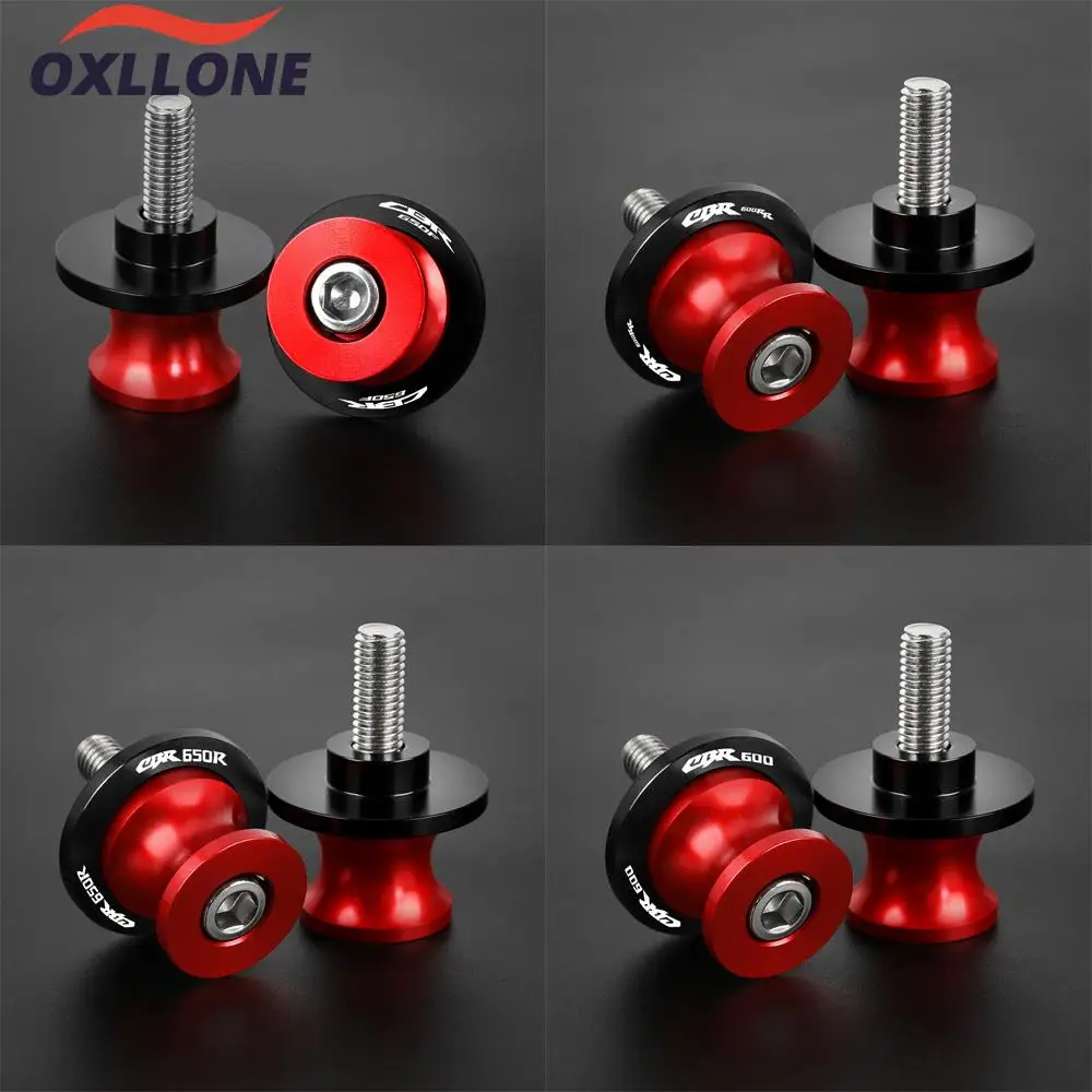 

Motorcycle Slider Stand 8mm Screws Swingarm Spools For HONDA CBR600 CBR600F CBR600F2 CBR600F4I CBR600RR CBR650F CBR650R CBR900