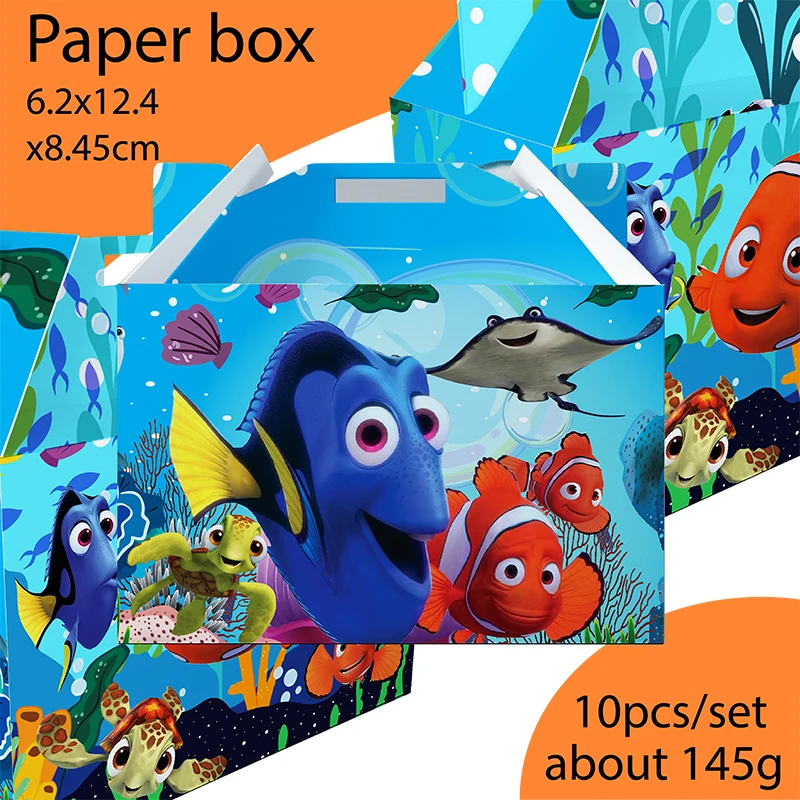 Lot De Vaisselle Finding Nemo Pour Fête - Assiettes, Tasses, Nappe, Serviettes, Neuf