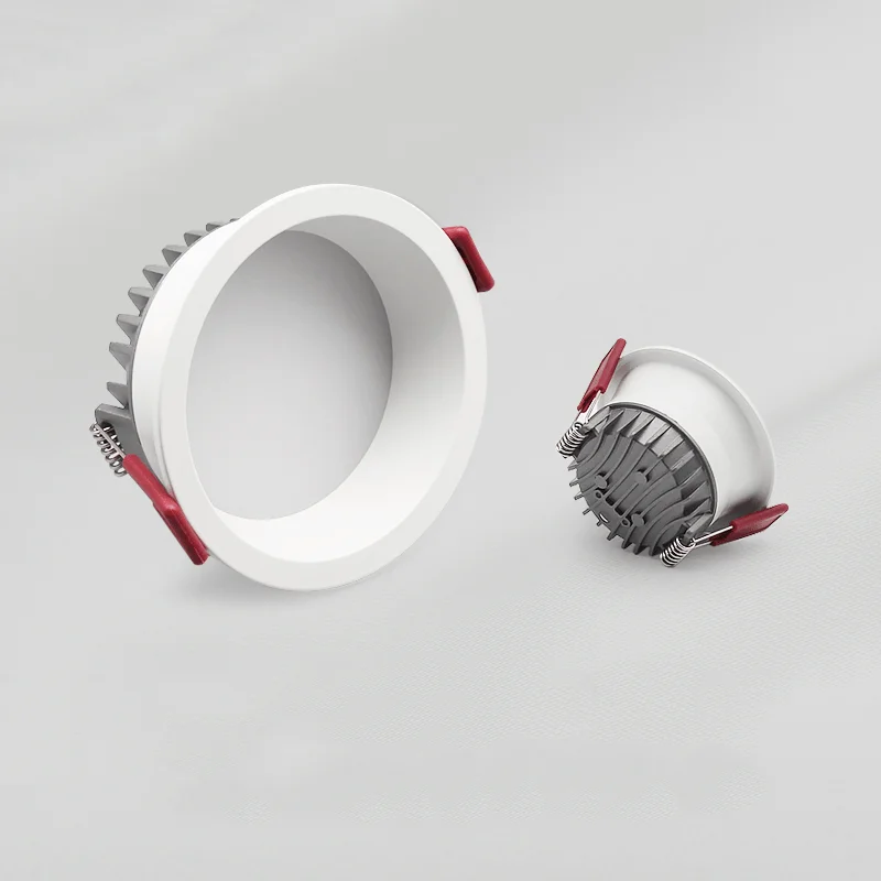 Recessed Anti-glare LED COB Downlight 12W 15W 18W 24W Dimmable 85-265V Ceiling Lamp Spot Light Home Living Room Bedroom Lighting
