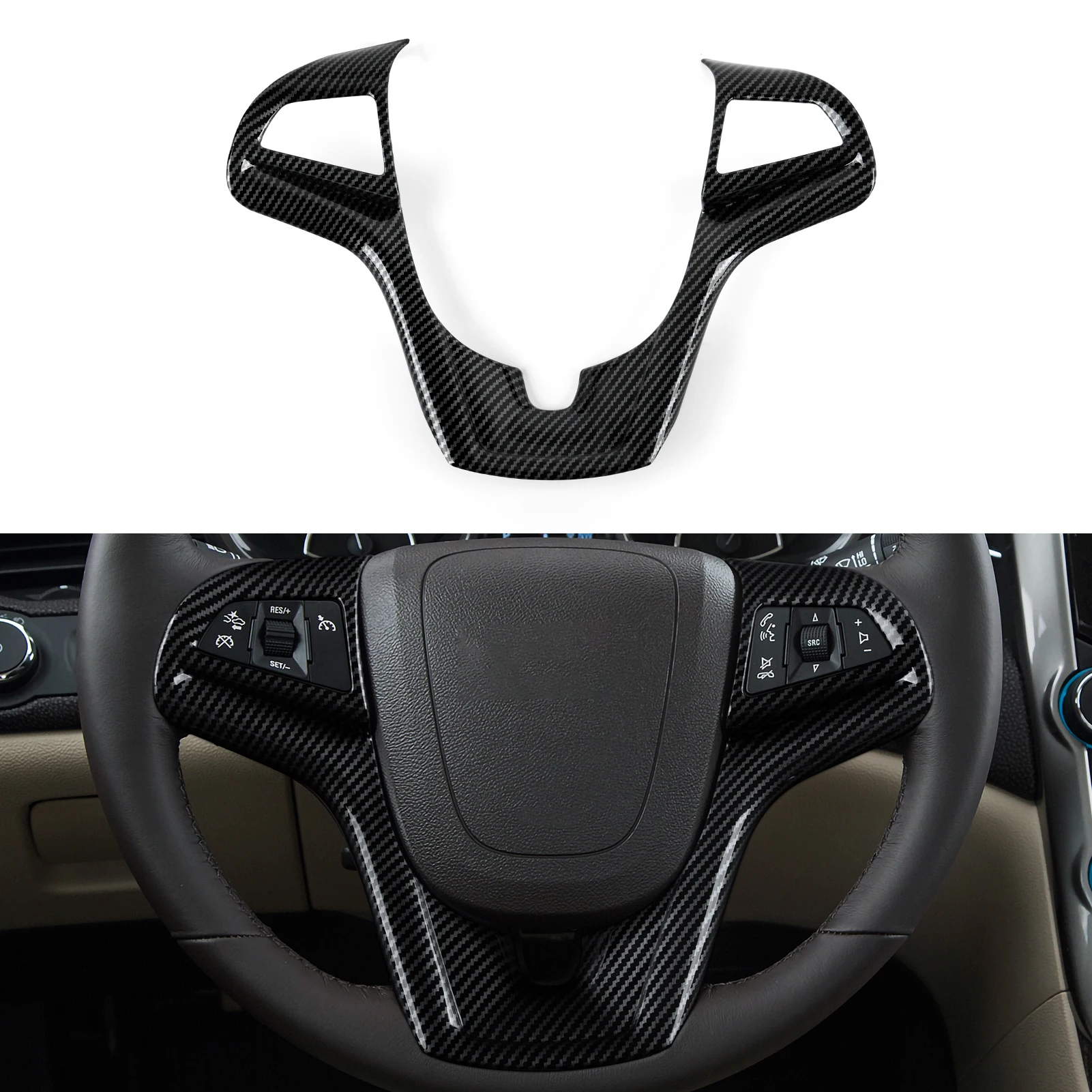 ABS 트림 자동차 센터 콘솔 기어 시프트 패널 커버 카본 파이버 인테리어 스티커 쉐보레 카마로 ZL1 2010-2015 액세서리