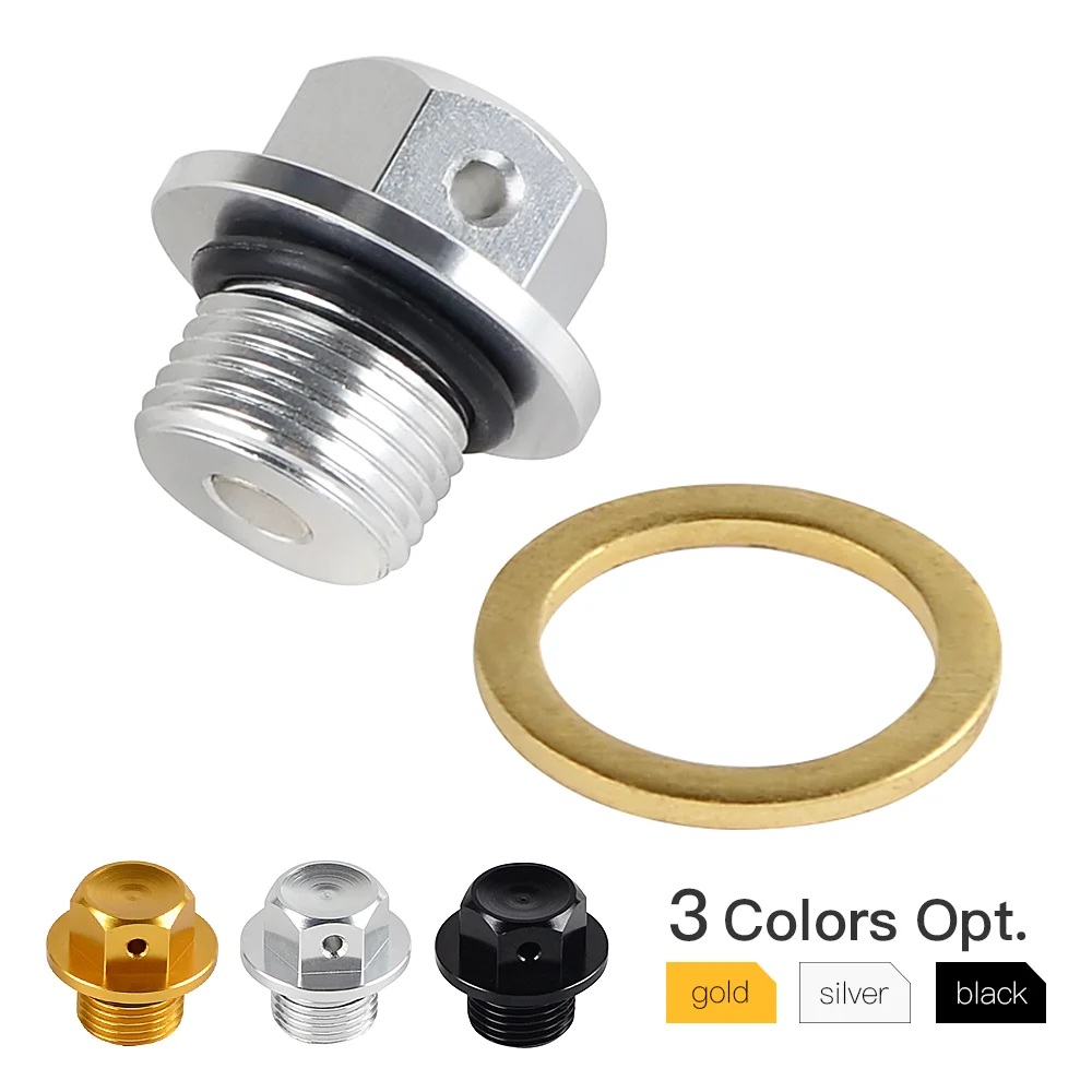 

Motorcycle Magnetic Oil Drain Plug Bolt for Suzuki GSX-R400R GSX-R600 GSX-R1100 GSX-R750 GSX-R1000 GSX-S1000 GSX-S1000F GSX-S750