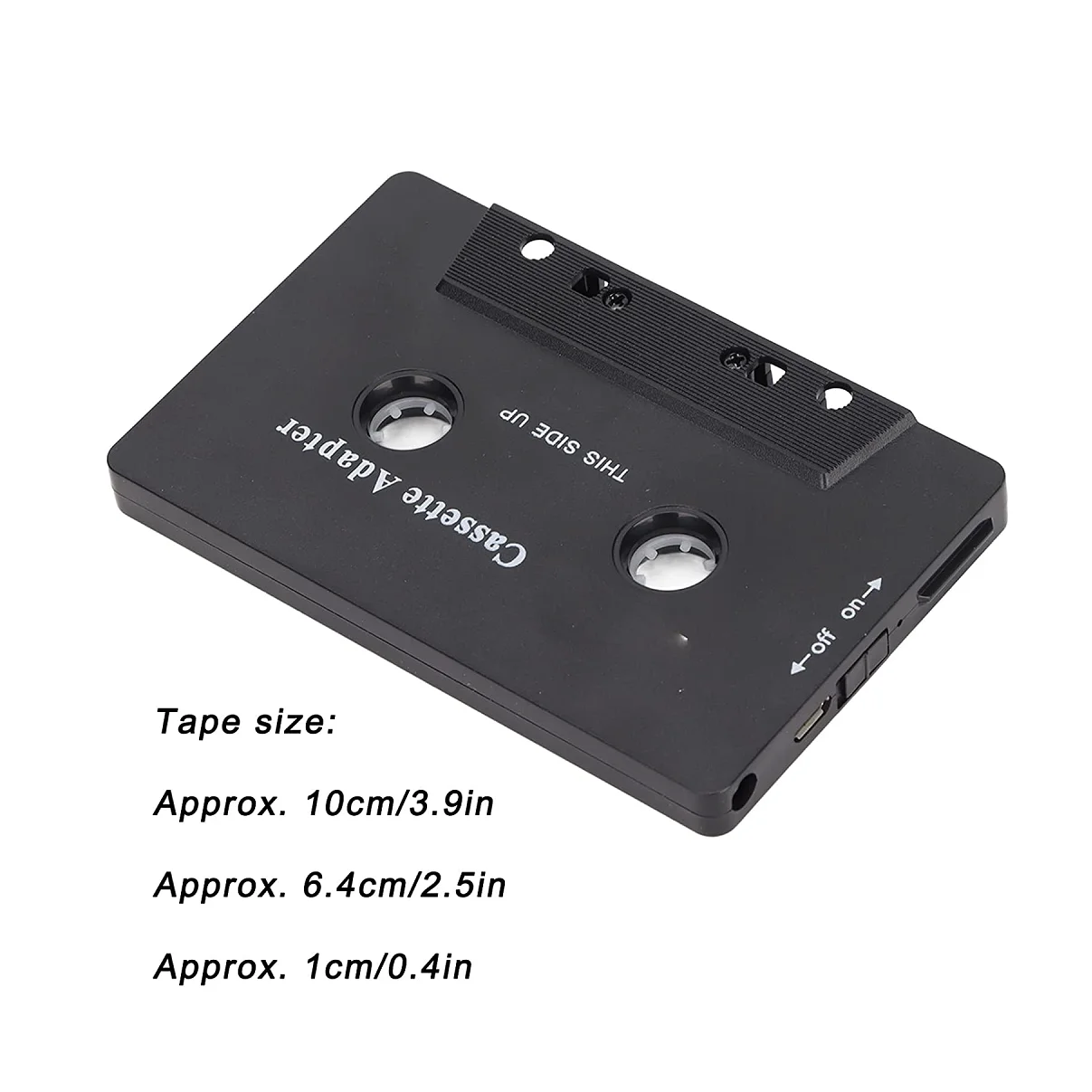 Car Audio Bluetooth Wireless Cassette Receiver Tape Player Bluetooth 5.0 Cassette Aux Adapter Black cassette tape player audio cassette tape vhs cassette adapter