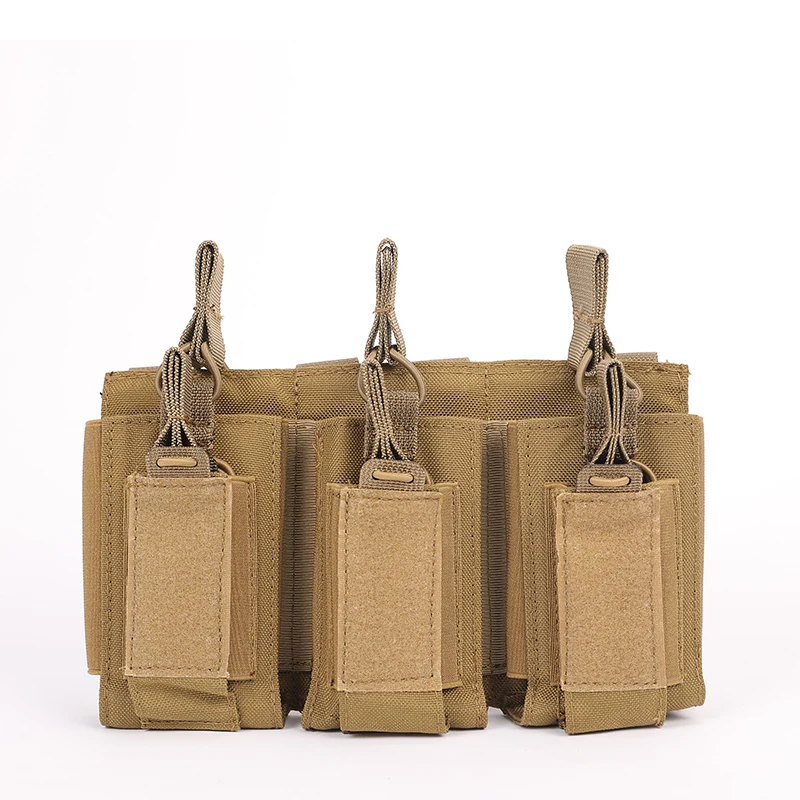 KRYDEX Triple Open Top 5.56 M4 M16 AR15 & Pistol Magazine Pouch – Krydex
