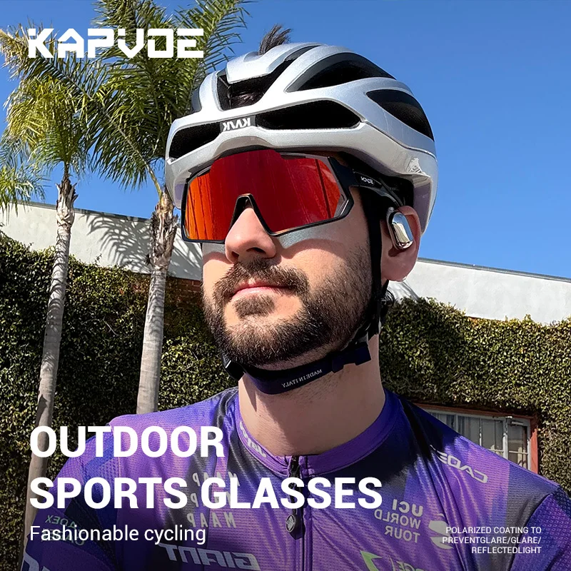 SCVCN Photochromic Cycling Glasses UV400 MTB Clear Mountain Bike Transition Bicycle Sunglasses for Men Women Sports Eyewear