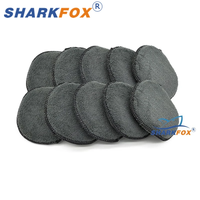 5Inch Clean Buffer Car Applicator Cleaning Polish Pad Foam Sponge Microfiber Waxing Dust Remove Auto Care