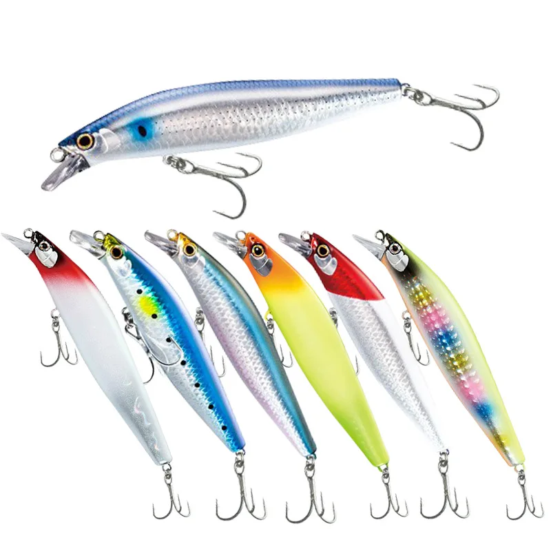 Floating Minnow Silent Assassin 99F 14g 9.9cm Deep Diving Crankbaits Crappie Bass Bait Wobblers