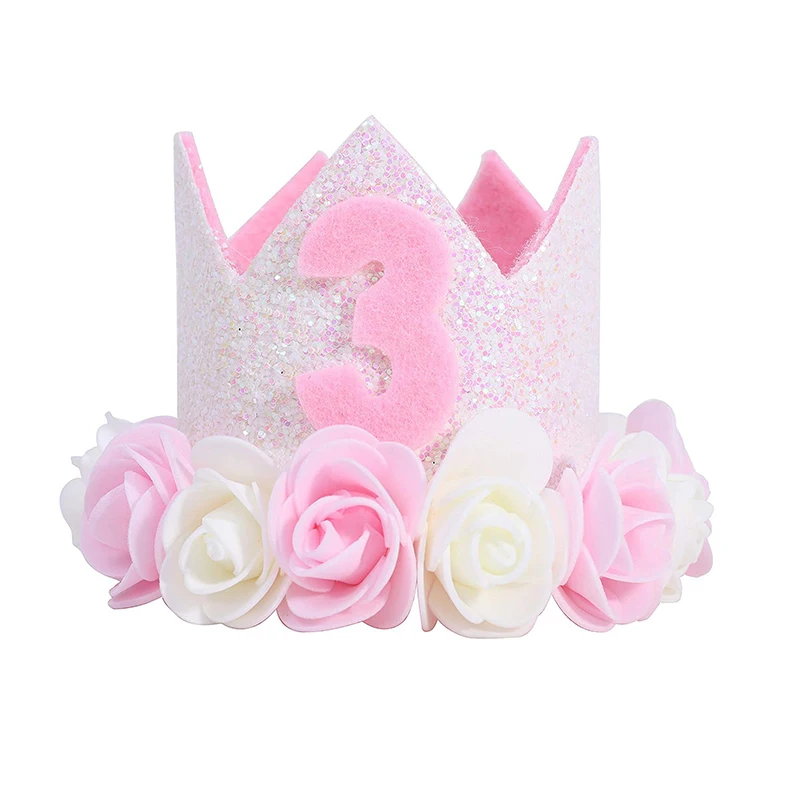 Couronne D'anniversaire Pour Bébé De 1 An, Décor De Fête De Premier Anniversaire, Pour Enfants, Garçons Et Filles, Décoration De Fête Prénatale, Chapeau, Bannière De Fête