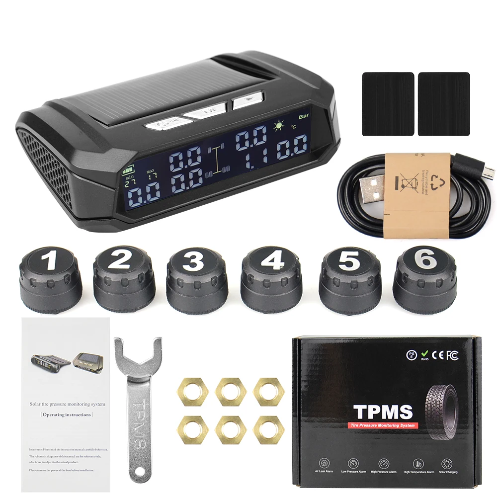  Ʈ TPMS Ÿ̾ з , 6  ܺ  , ¾翭 USB , Ʈ   Ÿ̾ з 