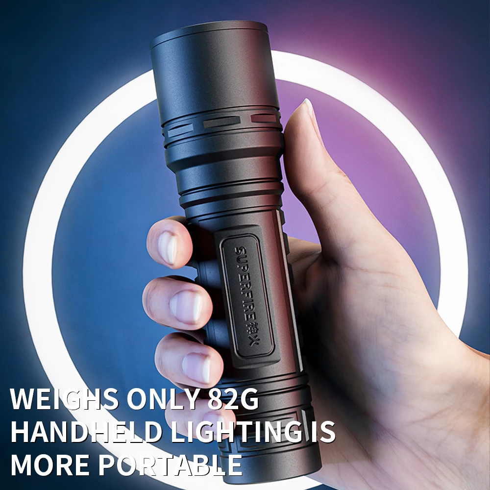 SuperFire S33-X  EDC ,  ޴ LED ġ, USB  , ķ   