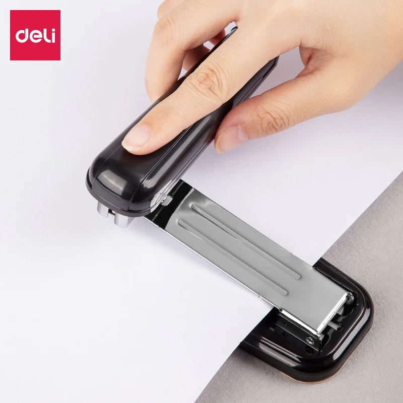 デリ 0414 0828 回転式ホッチキスオフィスハンド紙製本ツール 20 枚