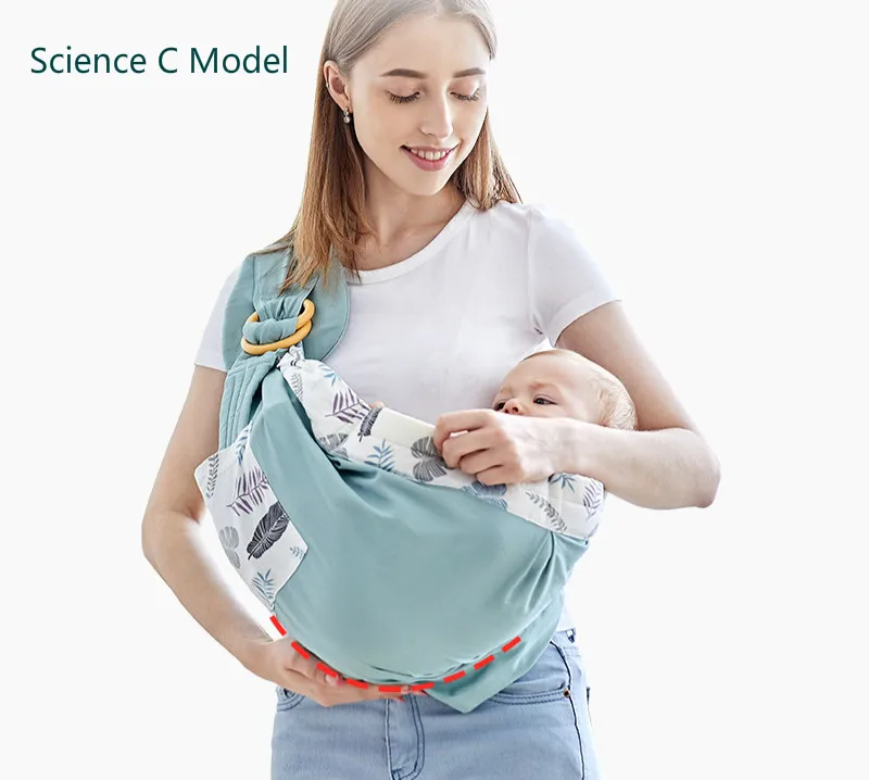 Baumwolle Wrap Sling Baby Trägt Neugeborenen Sicherheit Ring Halstuch Baby Träger Komfortable Infant Känguru Tasche