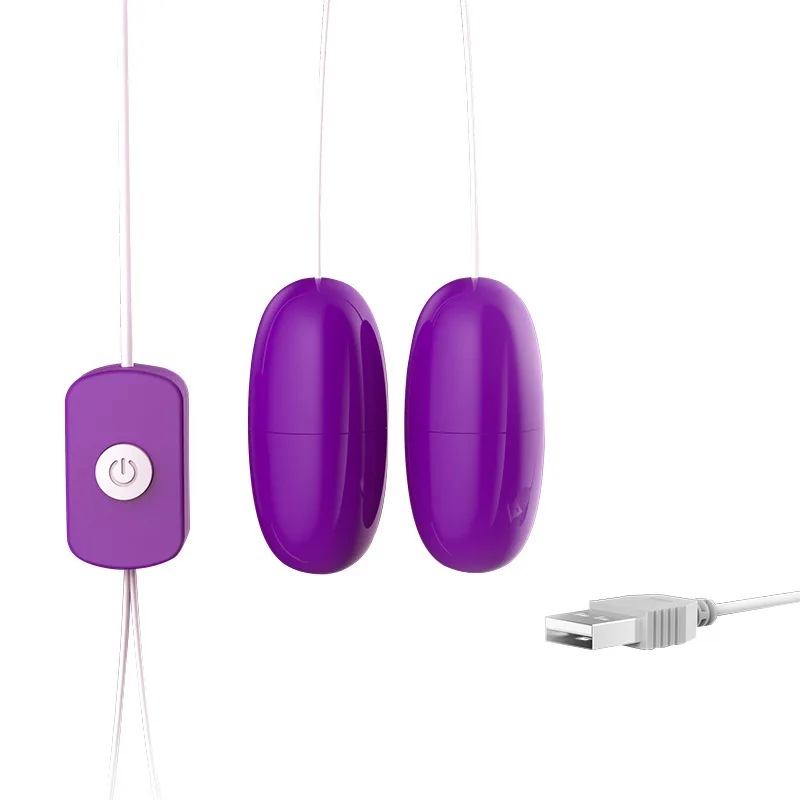 Conversion USB Frequency Double Balls Clitoral Stimulation G-Point Remote Control V_voghion.com
