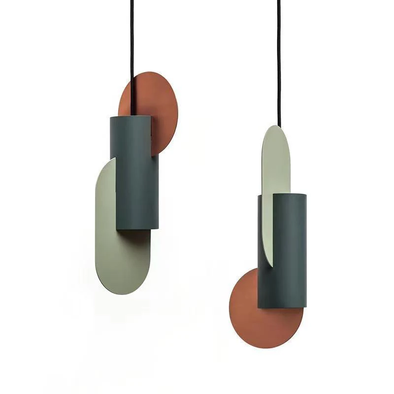 

Danish Designer Pendant Lights Creative Splicing Iron Hanglamp For Dining Room Bedroom Nordic Home Decor Luminaire Suspension