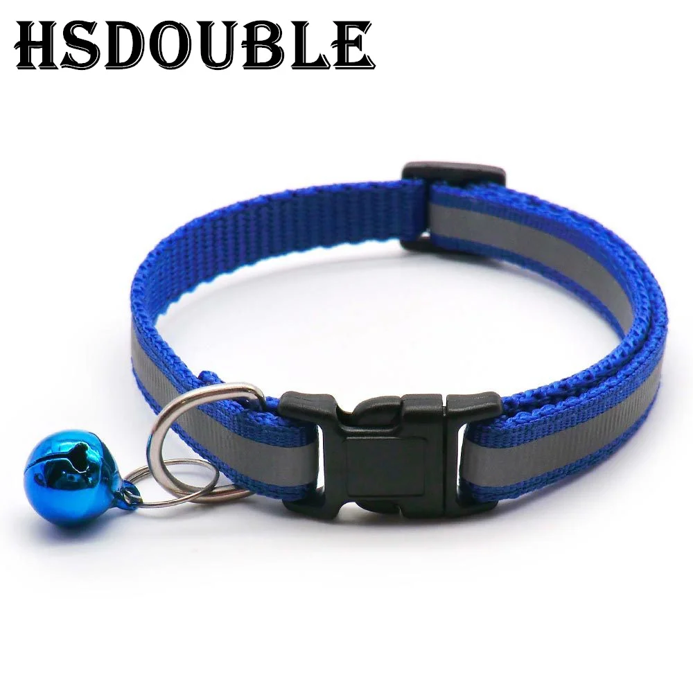 2Pcs/Pack 12 Colors Reflective Adjustable Cats And Small Dogs Collars thumbnail 9