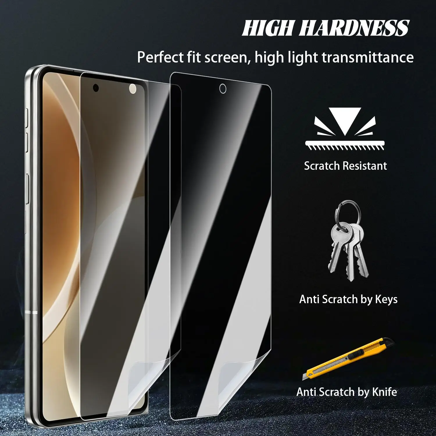 4-in-1 Anti-Spy Hydrogel Privacy Screen Protector Film