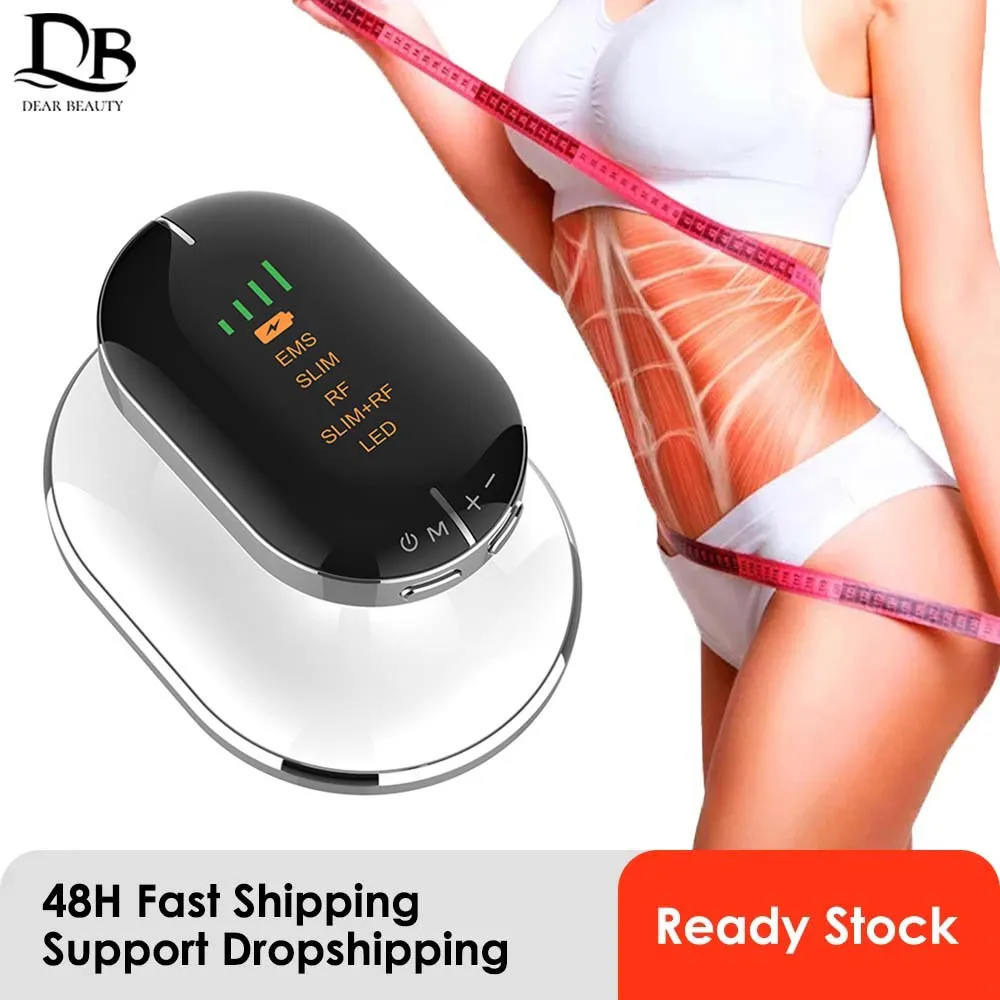 EMS Body Slimming Massager Fat Burner Weight Loss RF Radio Frequency Cellulite Massager LED Infrared Skin Lifting Remove Wrinkle