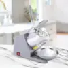 Ice Snow Cone Maker Antisplash Stainless Steel Food-grade Snow Cone Machine Snow Cone Maker Machine Sturdy Electric Ice Crusher 1