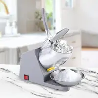 Ice Snow Cone Maker Antisplash Stainless Steel Food-grade Snow Cone Machine Snow Cone Maker Machine Sturdy Electric Ice Crusher 1