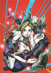 Vintage Anime JoJo's Bizarre Adventure Art Poster - 40X50cm  No Frame (F4 - 55 - 6)