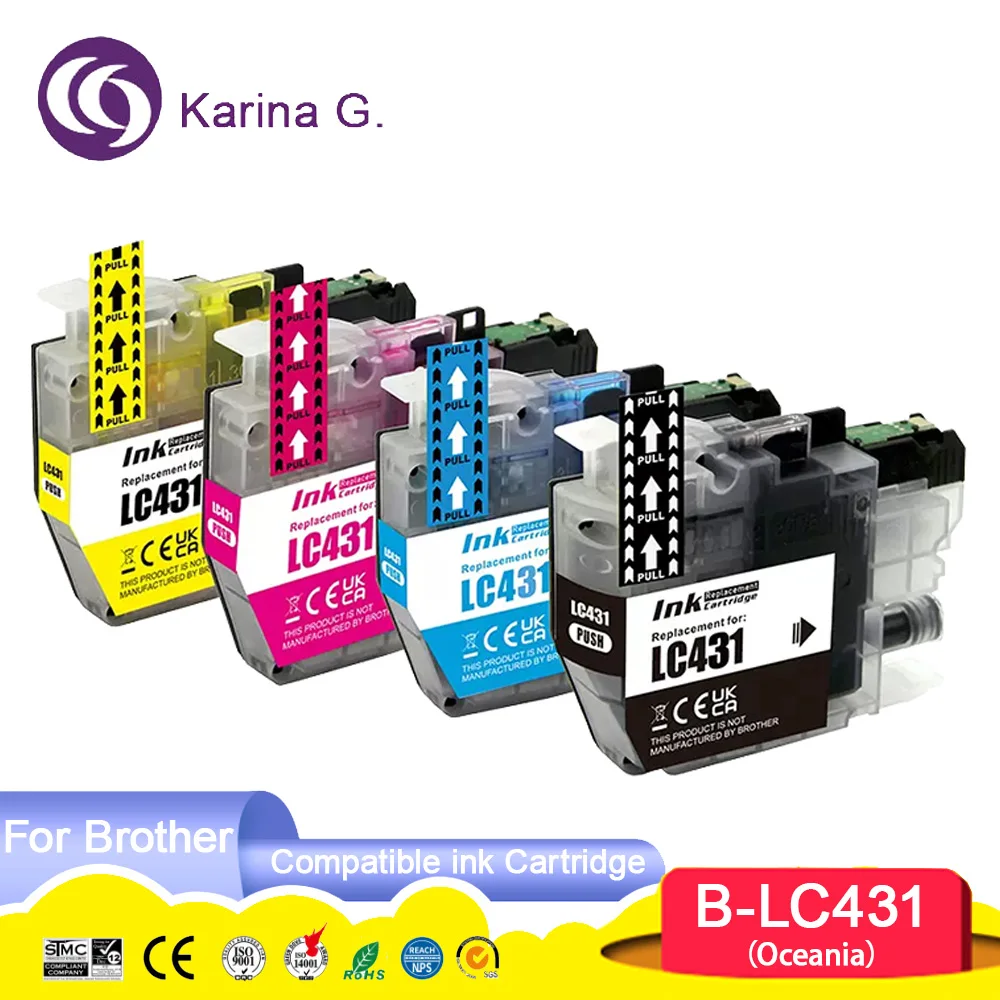 Standard capacity LC431 431 LC 431 Compatible Ink Cartridge For DCP-J1050DW,DCP