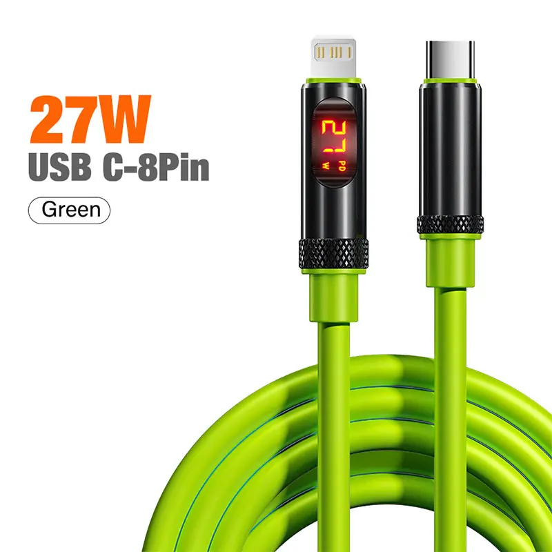 High-Speed Type C to Type C Digital Display Charging Cable, 240W/100W Power Delivery