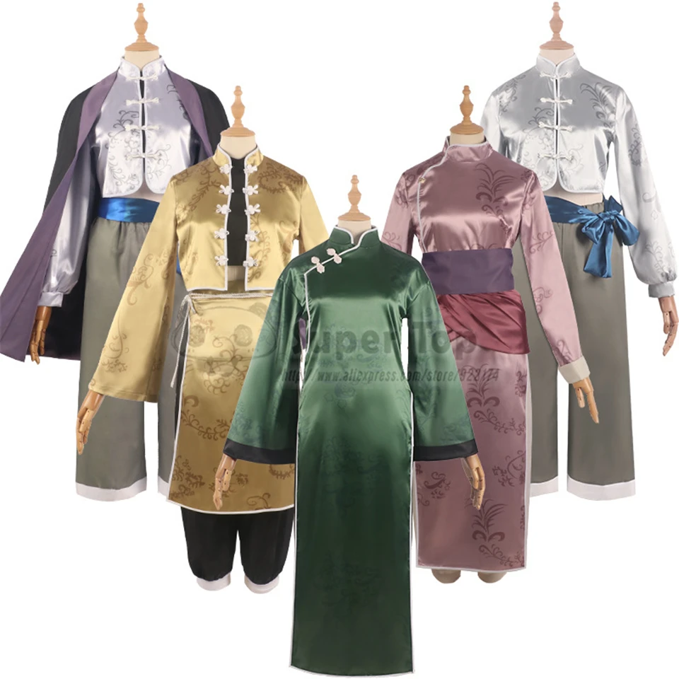 

Blue Lock Isagi Yoichi Cosplay Costume Kung Fu Cheongsam Chinese style Seishiro Nagi Martial Arts Anime Show Halloween Clothes