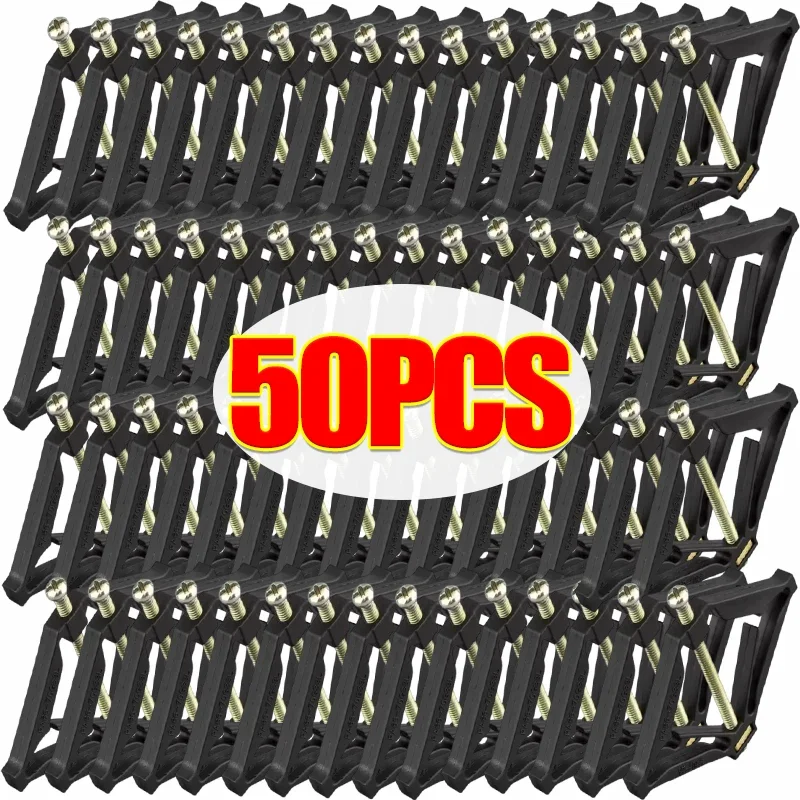 50/1x 86Type Cassette Repairer Dark Box Replacement Fixed Support Rod Adjust Socket Box Repair Electrical Screw Plug Wall Socket wall switch socket repairer electrical box repairer wall socket repairer dark box repairer