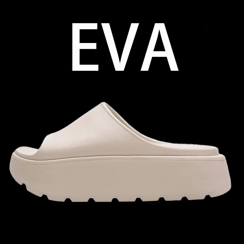 Crestar Fashion Platform Flats Slippers For Women Summer Thick Sole EVA Sandals Casual Outdoor Soft Flip Flops High Heel Sandals 4