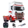 1/14 6x6 Metal Chassis 770S RC Remote Control Tractor Trcuk ST8 Radio Sound Light 2-speed Smoke TOUCAN DIY Painted Finished Car 1