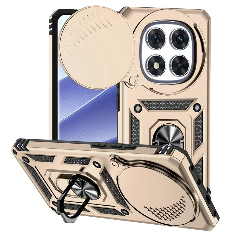 Shockproof Armor Phone Case with 360° Ring Stand Kickstand