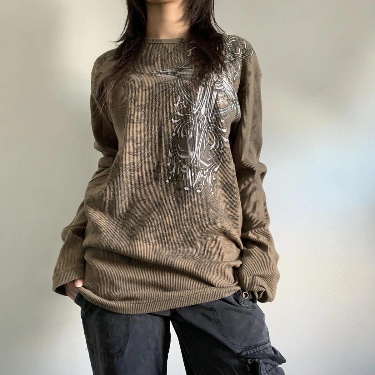 Sudaderas Con Capucha Con Tampado De Letras Artísticas Rosas