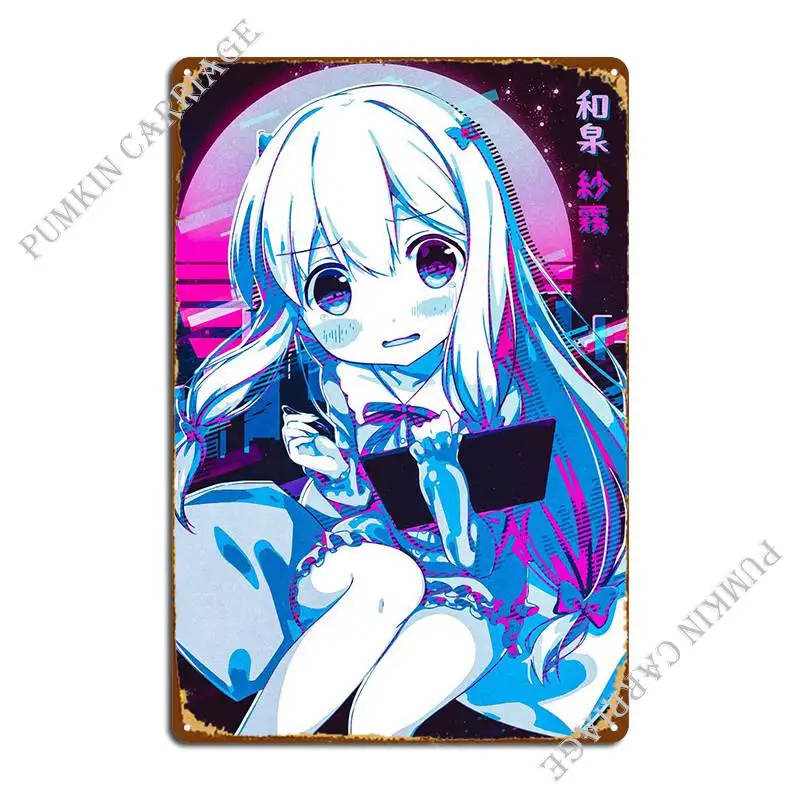 

Izumi Sagiri Metal Sign Club Printing Club Mural Tin Sign Poster