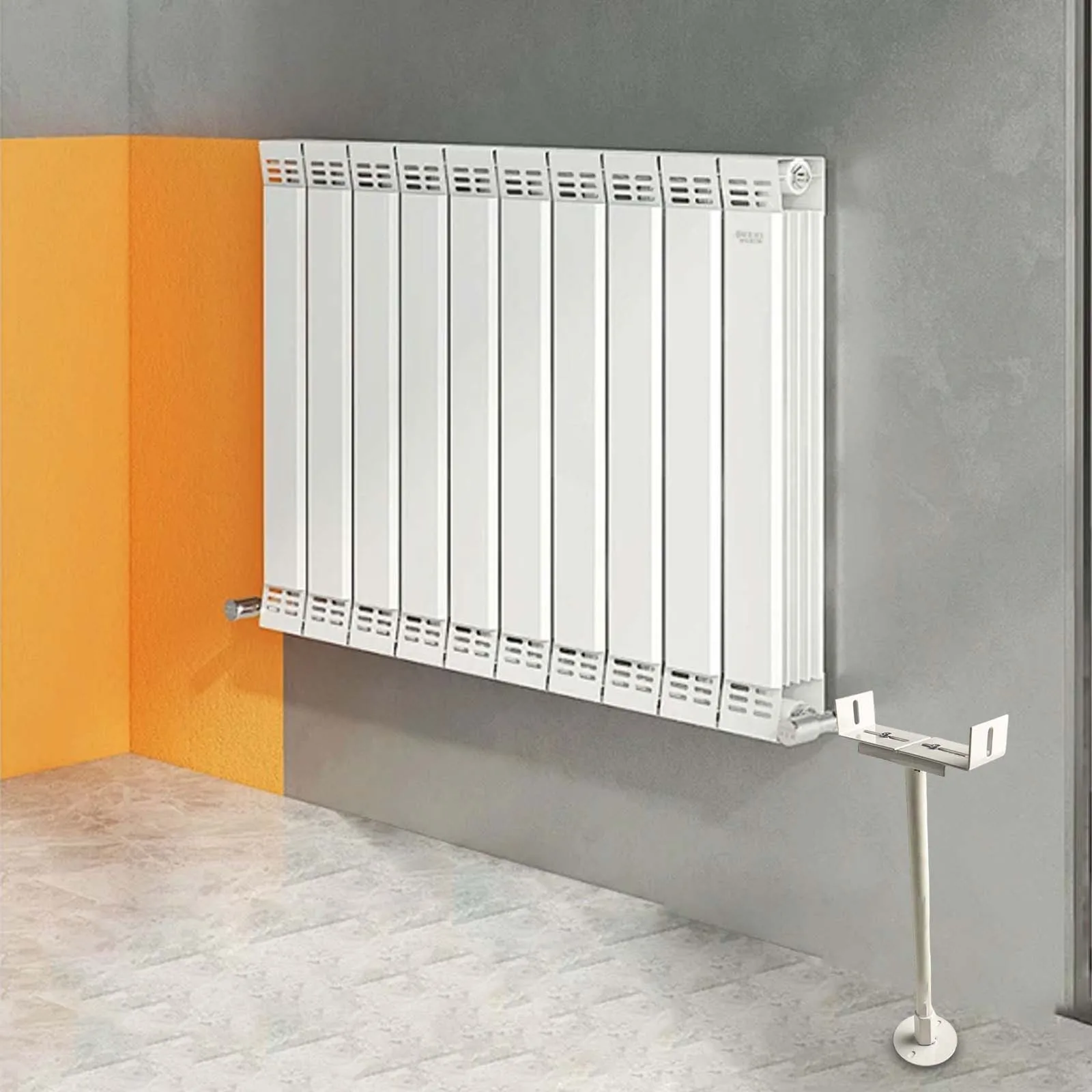 Column Radiator Brackets Adjustable Radiator Brackets Home Decor ...