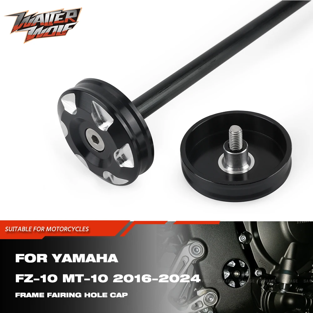 

2017-2024 Motorcycle Frame Hole Caps For Yamaha MT10 MT-10 MT 10 FZ-10 FZ10 MT-10 SP Fairing Body Holes Plug Decorative Cover