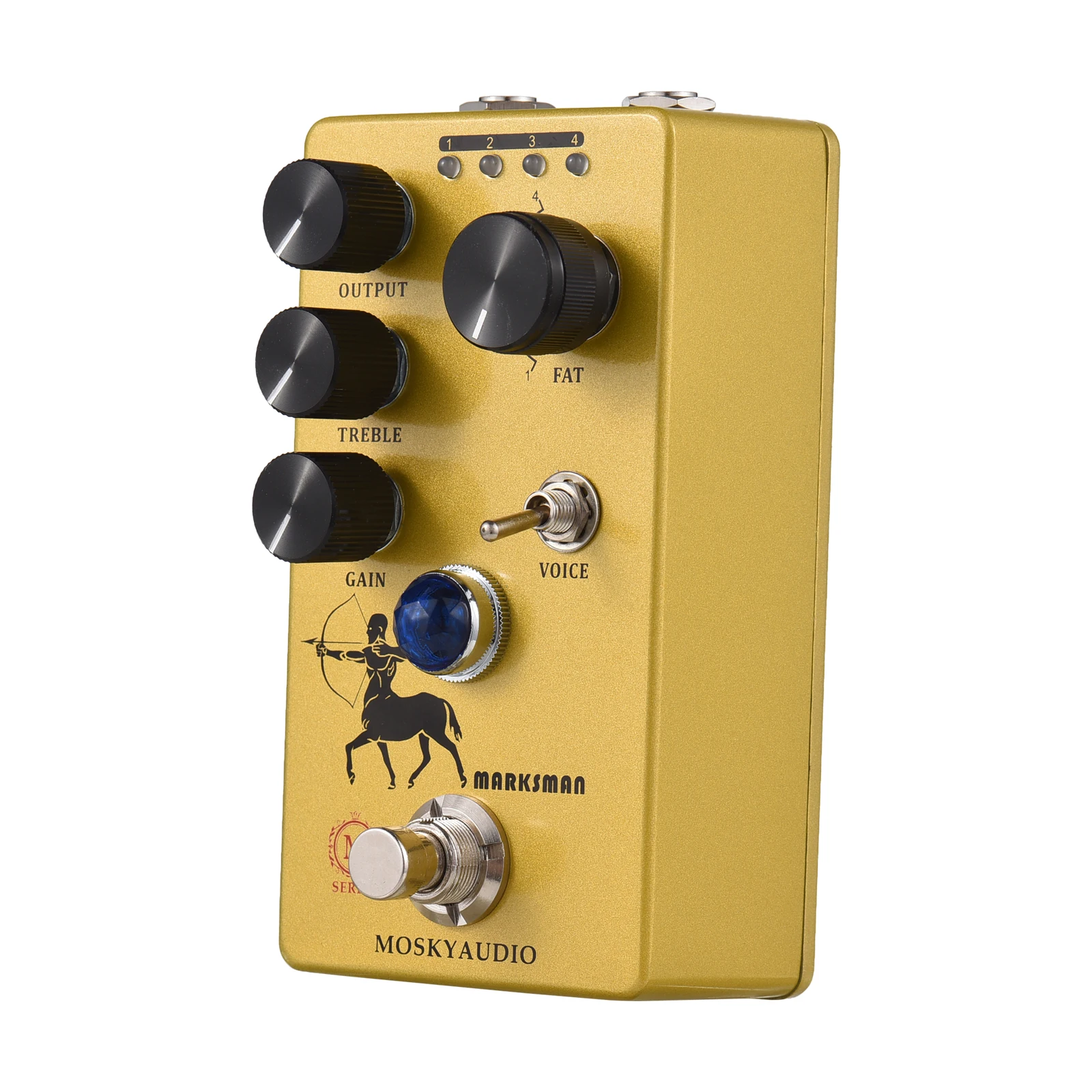 MOSKYAudioOverdrivePreampGuitarEffectPedal4ClippingModeSwitch
