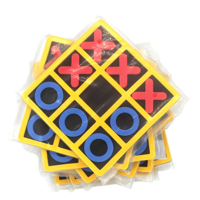 Parent-Child Interaction Leisure Board Game OX Chess Funny Developing Intelligent Educational Toys Puzzles Game Kids Gift 2