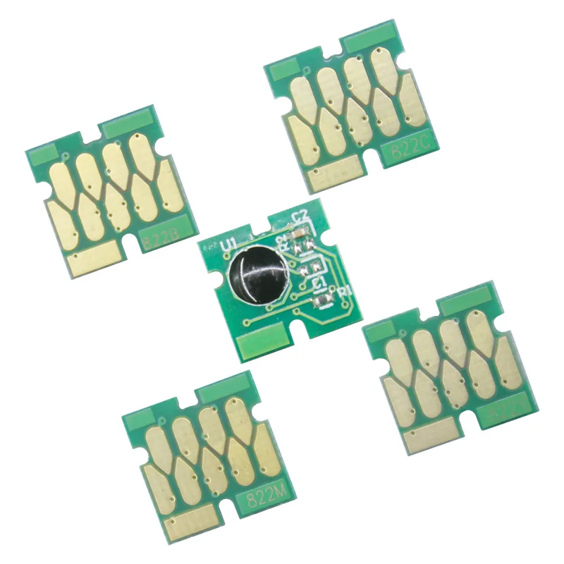 UP 812 812XL ink cartridge Chip for Epson WF-7310 WF-7840 WF-7820 EC-C7000 WF-7845 WF7830 WF-4830 4835 printer one time use chip
