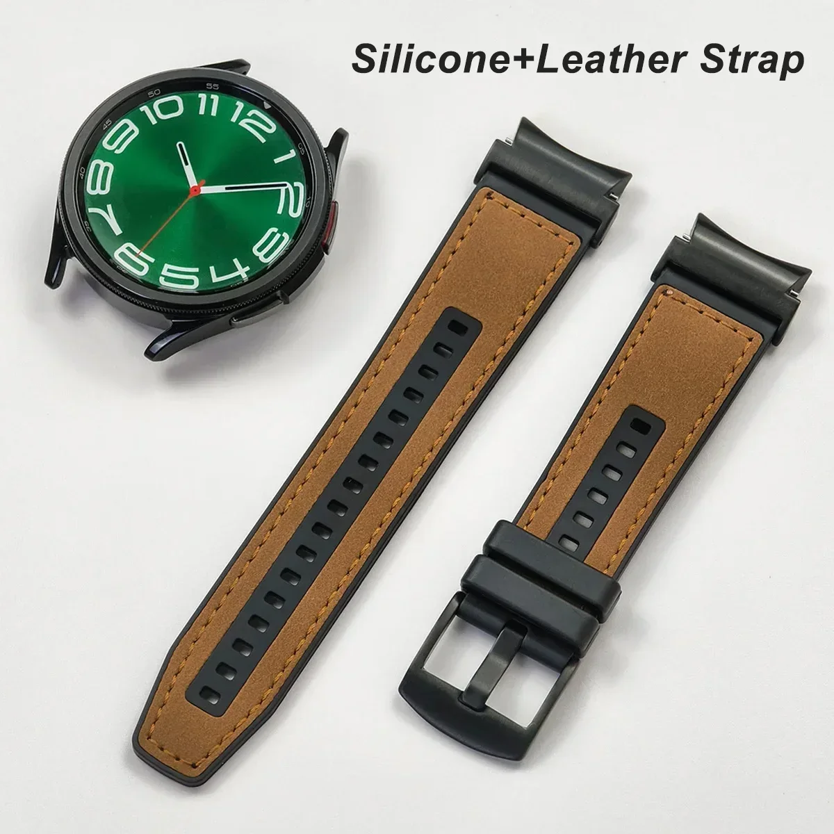 Premium 22mm Quick Fit Leather Watch Band Strap