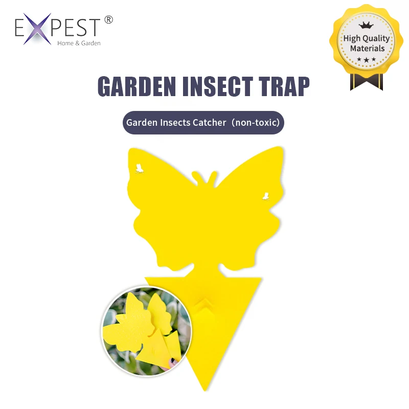 Expest Trappole Appiccicose A Doppia Faccia Mosquito Kller Sticker Control Garden Insect Plant Fly