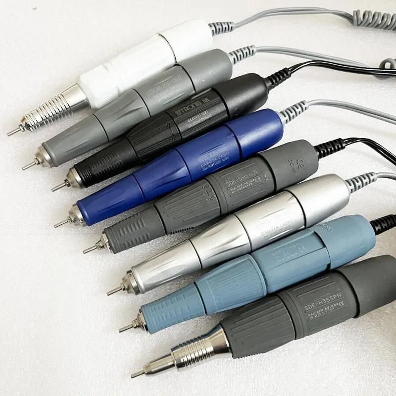 45000RPM STRONG 210 SDE-H37LN H37L1 35K & 45K RPM Nail Drill Manicure Machine Pen Micromotor Polishing Handpiece 2.35mm 3