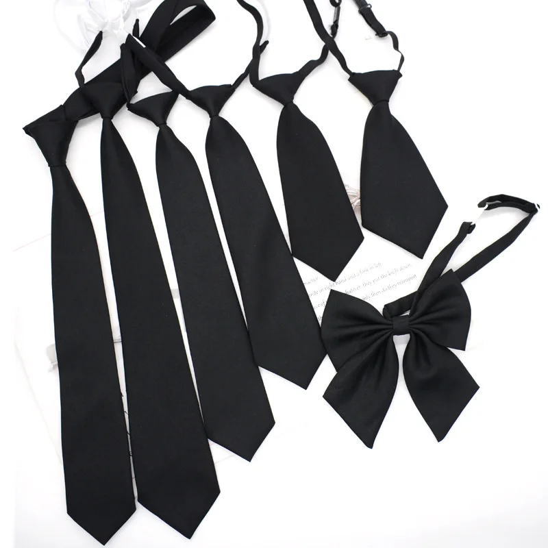 Bow Tie Uniforms Black Japanese JK Uniform Plaid Student Girl Mindfulness Cute Ties Accessories