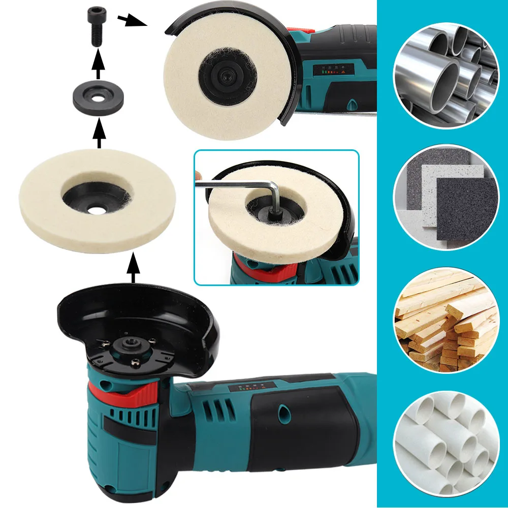 75mm Brazed Cutting Disc Metal Cut Off Wheel Mini Stone Saw Blade Wool Grinding Wheel for Angle Grinder Cutting Polishing 5pcs/Set