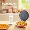 SK-08013 Electric Pizza Oven with Stone & Grill Pan, Large Electric Pizza Oven Countertop with Timer, Window, Pizza Make 3