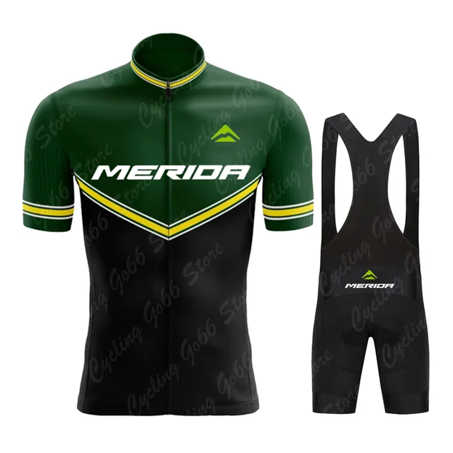 Merida 남성용 사이클링 저지 세트, 산악 자전거 유니폼, 야외 자전거 타기, 할인 가격, 무료 배송, 실제 사이즈, 맞춤형, 여름 시즌, 평점 5.0/5, 젤 통기성 패드